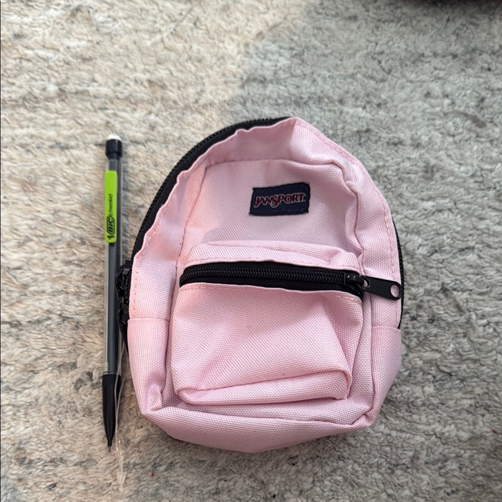 JanSport Light Pink Mini Backpack